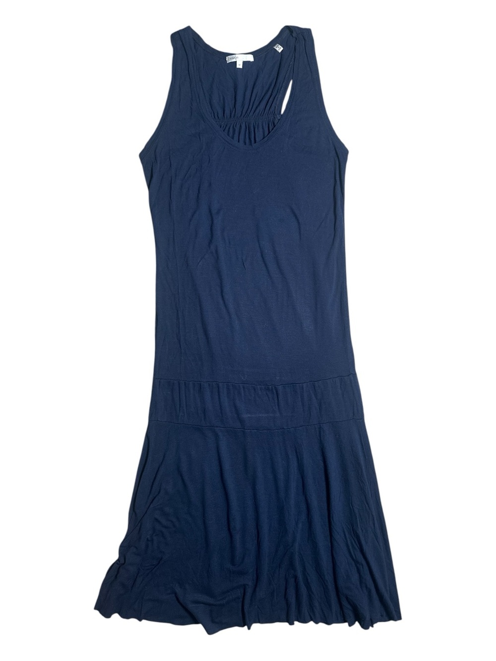 Vince Midi Dress Navy Blue Size Medium